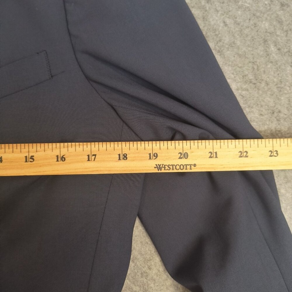 Theory Men's Blazer Suite Jacket Navy Blue Sz 36 Reg Wool Chambers Stretch $595 - Picture 5 of 14